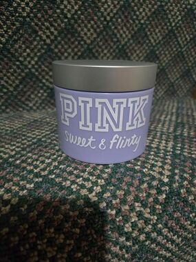 PINK Victoria's Secret Sweet & Flirty Lavender Body Cream - Light Purple Jar